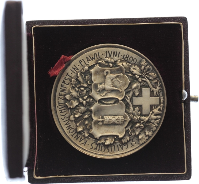 1899 Flawil - Silber - Kantonales Schützenfest St. Gallen